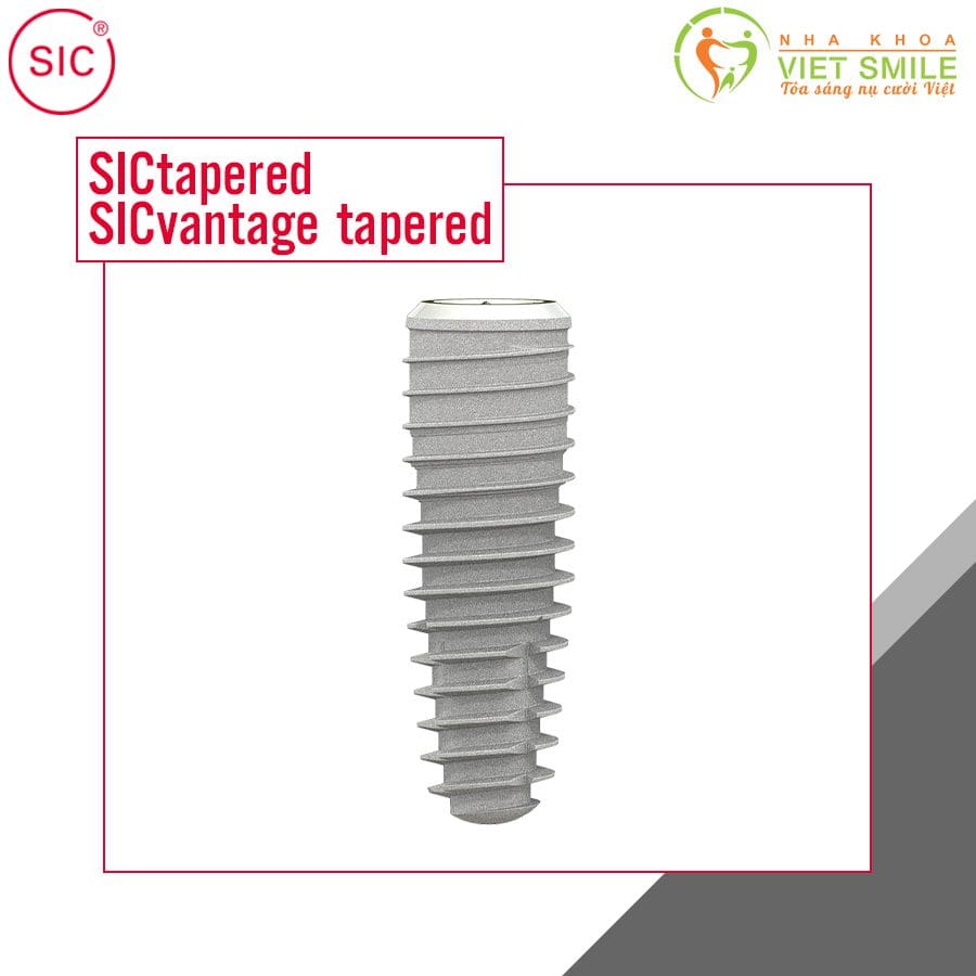 Implant sic tapered