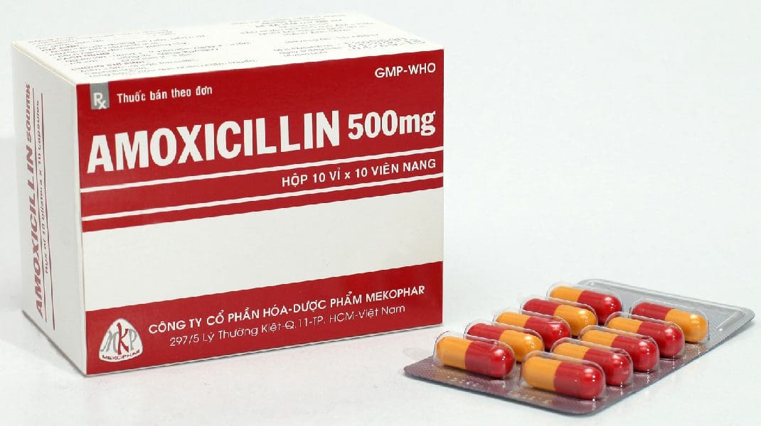 Thuốc điều trị áp xe răng Amoxicillin
