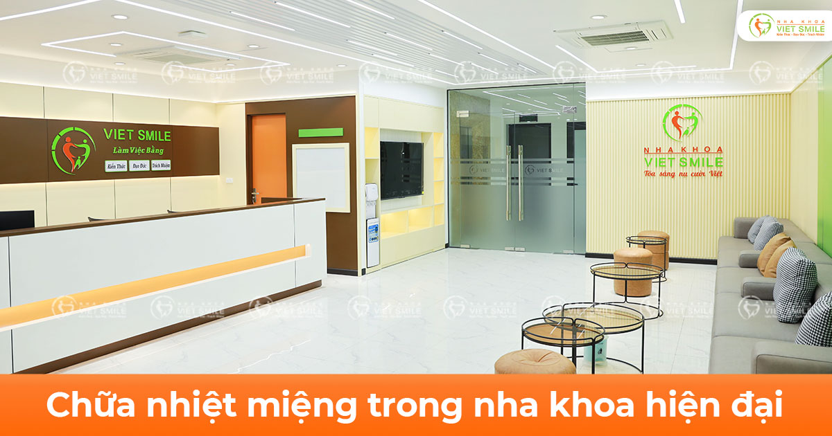 Chữa nhiệt miệng trong nha khoa hiện đại