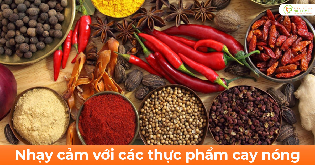 Nhạy cảm với các thực phẩm cay nóng