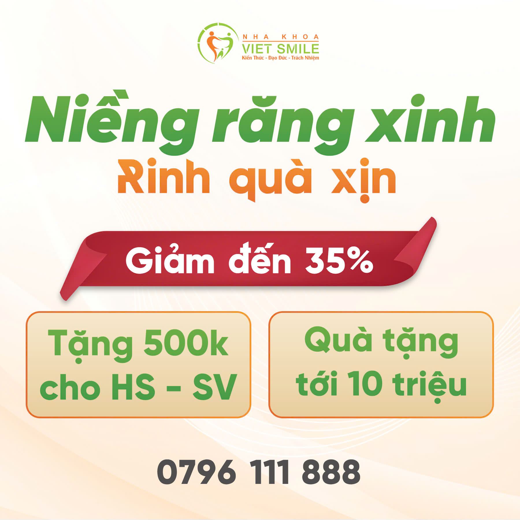 ƯU ĐÃI NIỀNG RĂNG THÁNG 5 2025