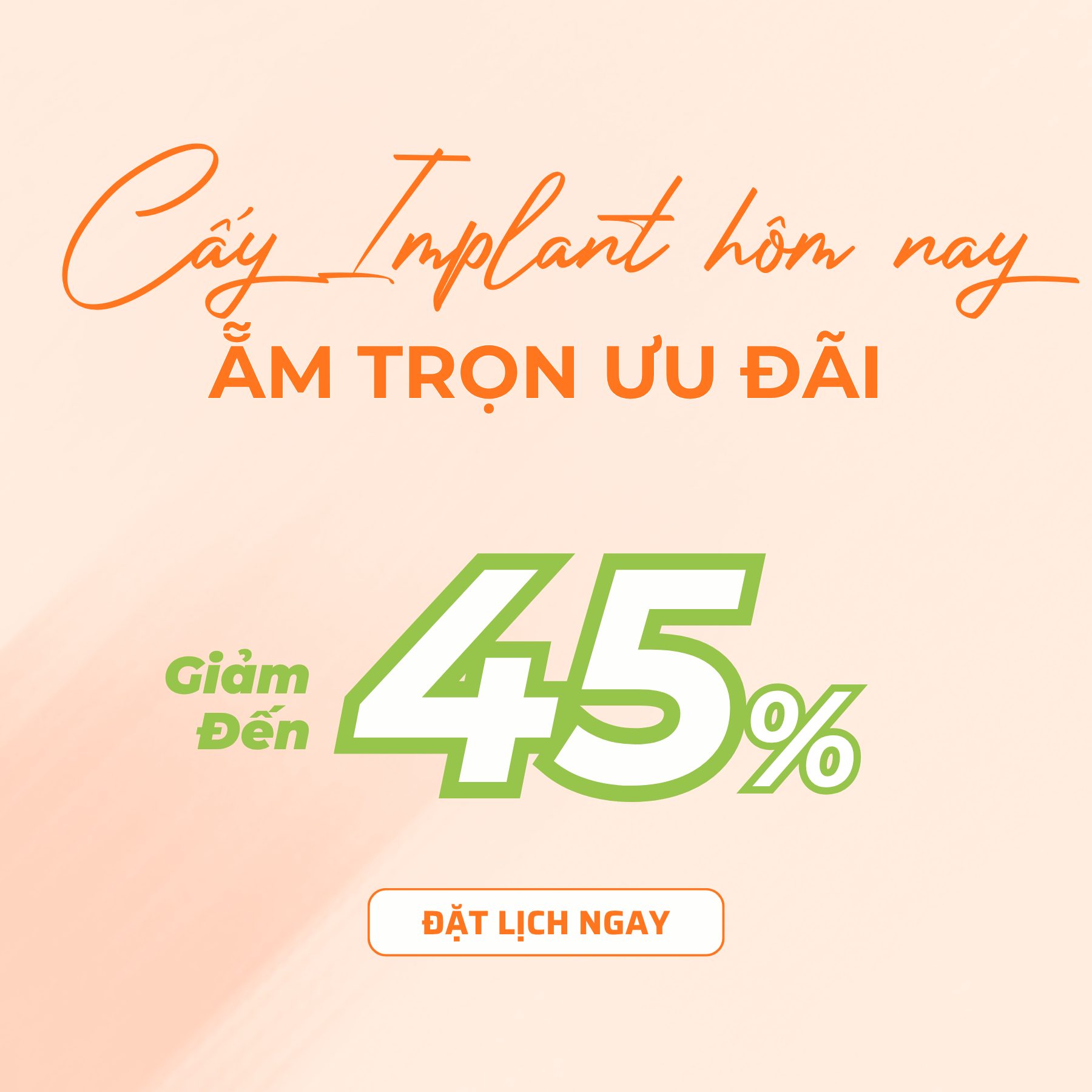 ƯU ĐÃI CẤY IMPLANT THÁNG 6