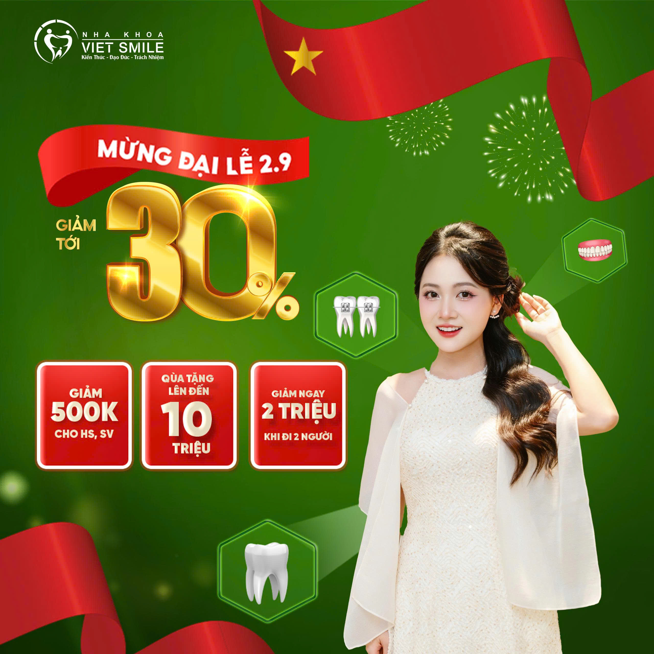 ƯU ĐÃI NIỀNG RĂNG THÁNG 9