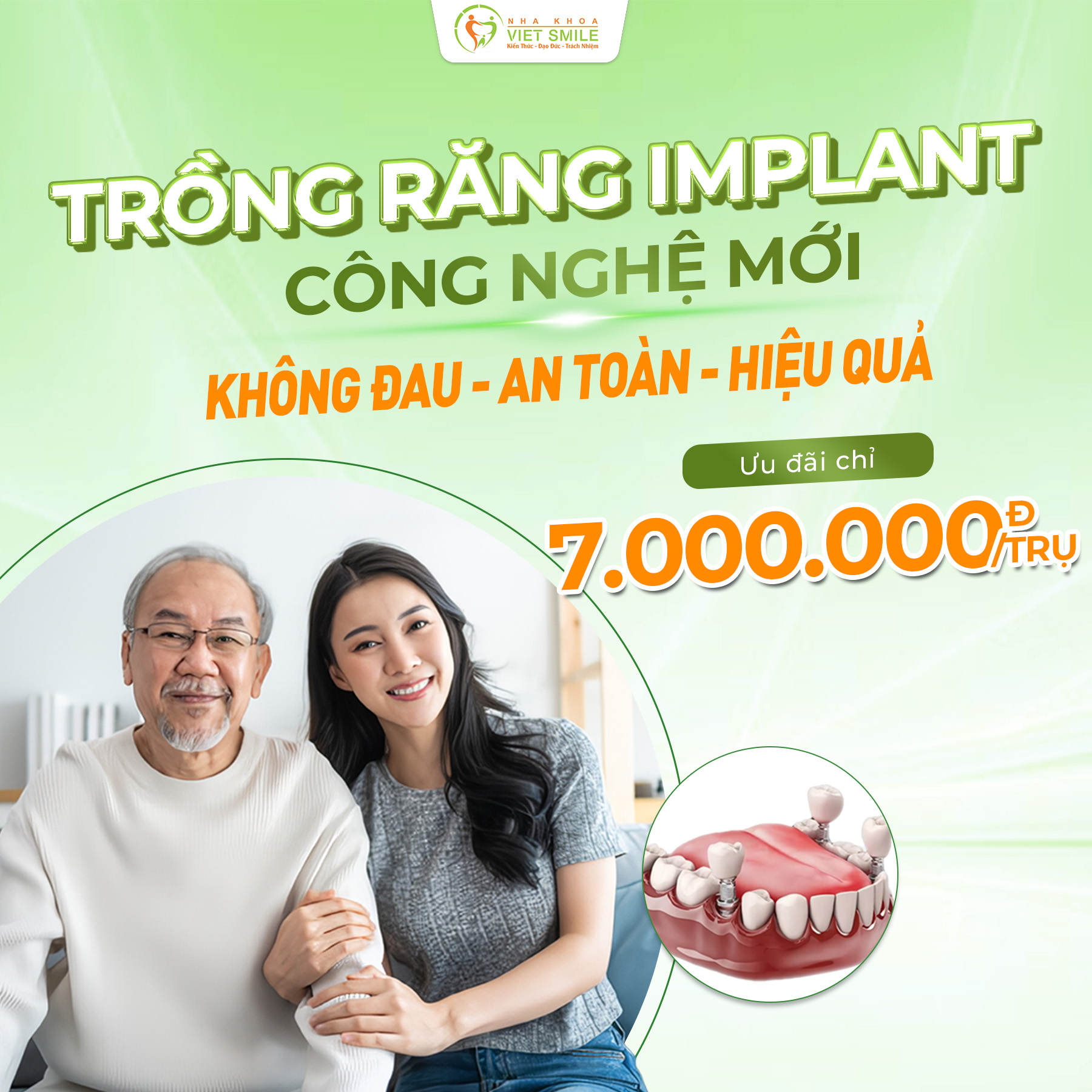 ƯU ĐÃI TRỒNG RĂNG IMPLANT THÁNG 10
