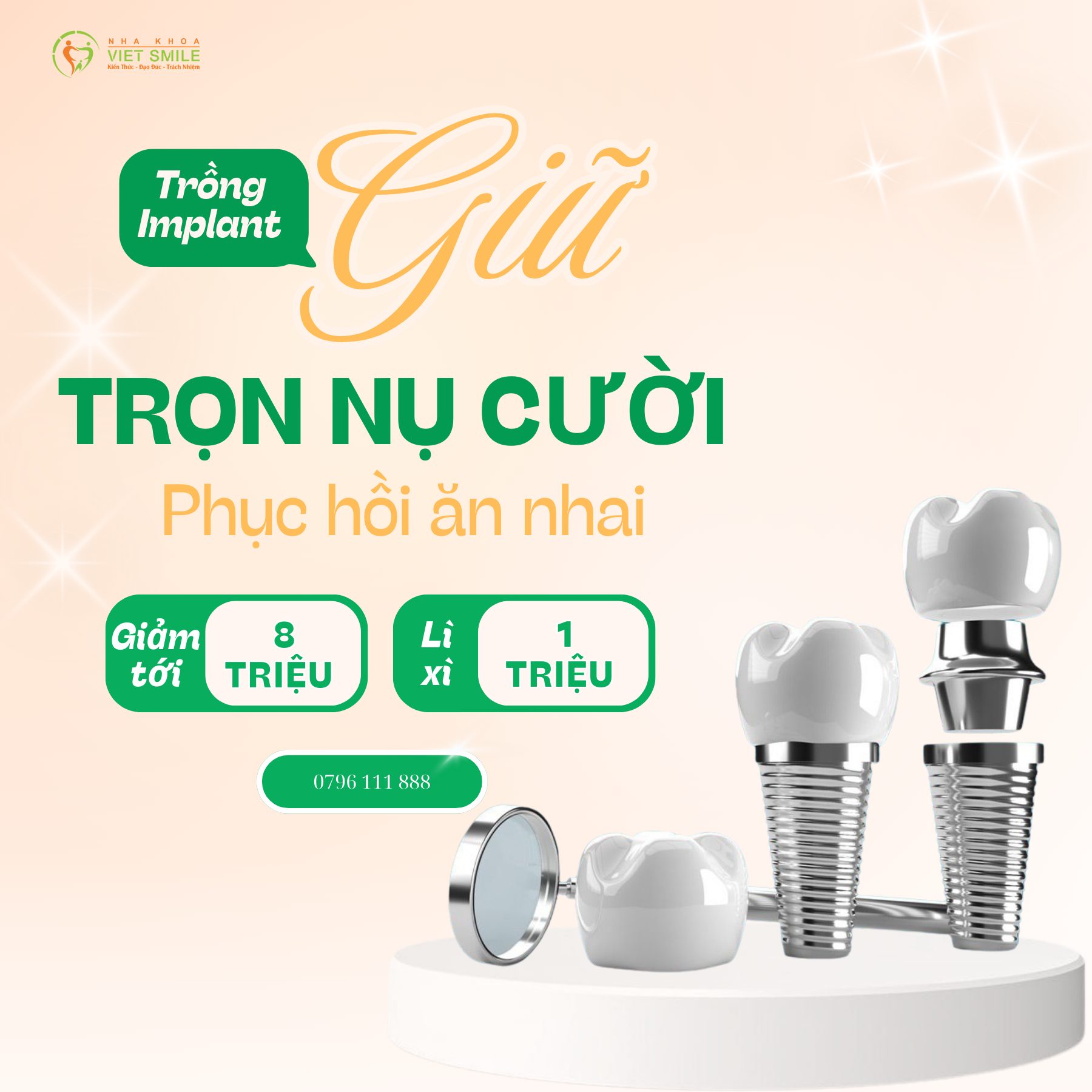 ƯU ĐÃI CẤY IMPLANT THÁNG 2