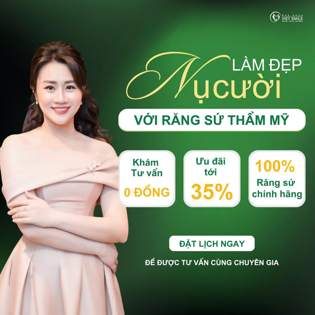 ƯU ĐÃI THẨM MỸ RĂNG SỨ THÁNG 5