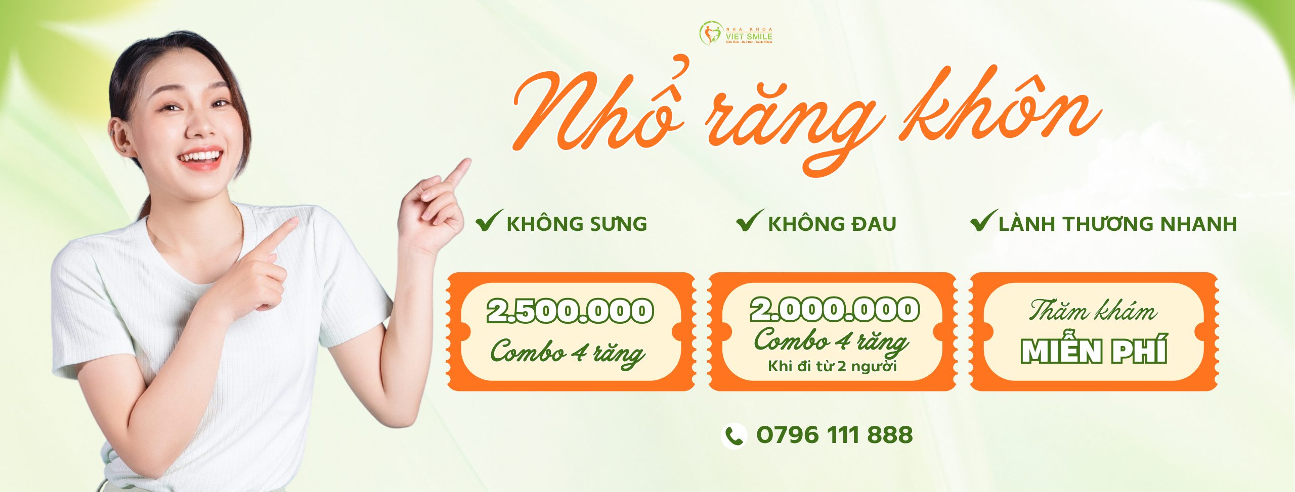 ƯU ĐÃI NHỔ RĂNG 8