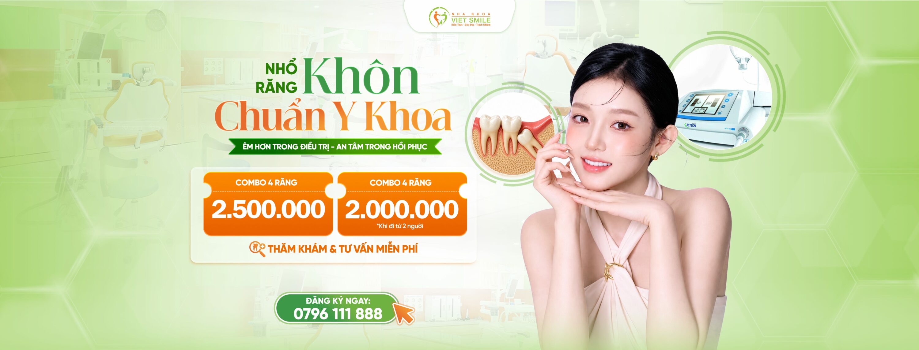 ƯU ĐÃI NHỔ RĂNG KHÔN THÁNG 8
