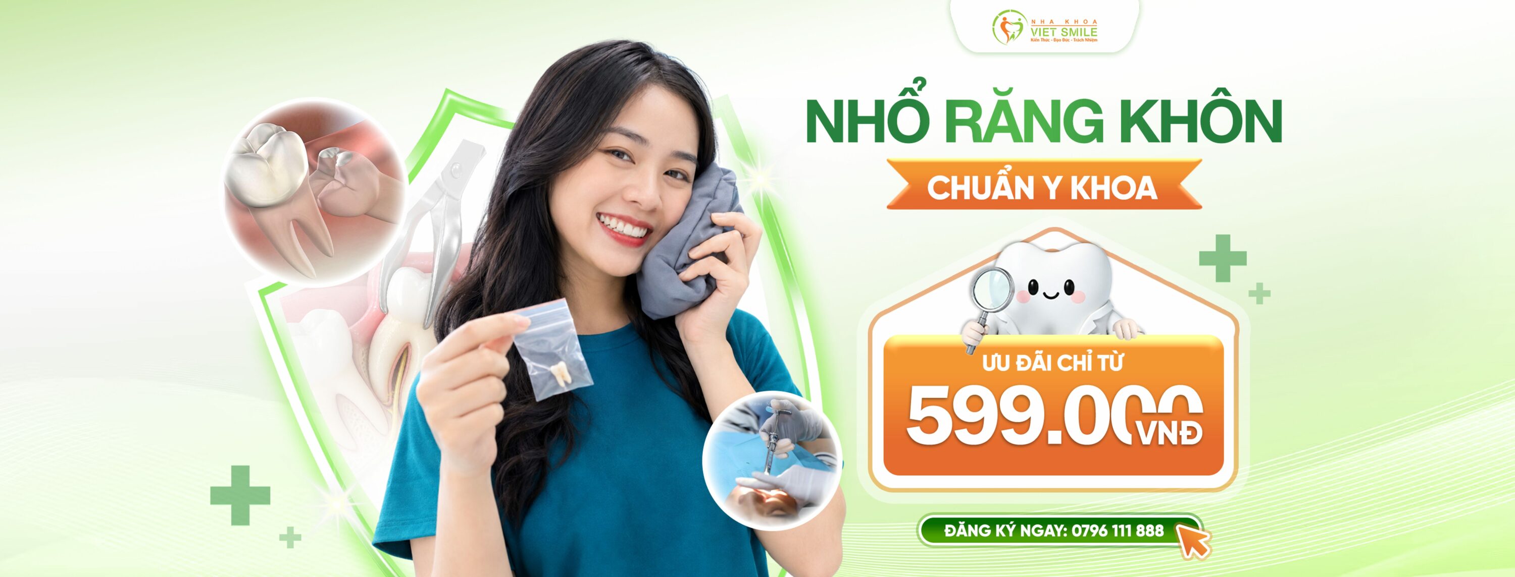 ƯU ĐÃI NHỔ RĂNG KHÔN THÁNG 9
