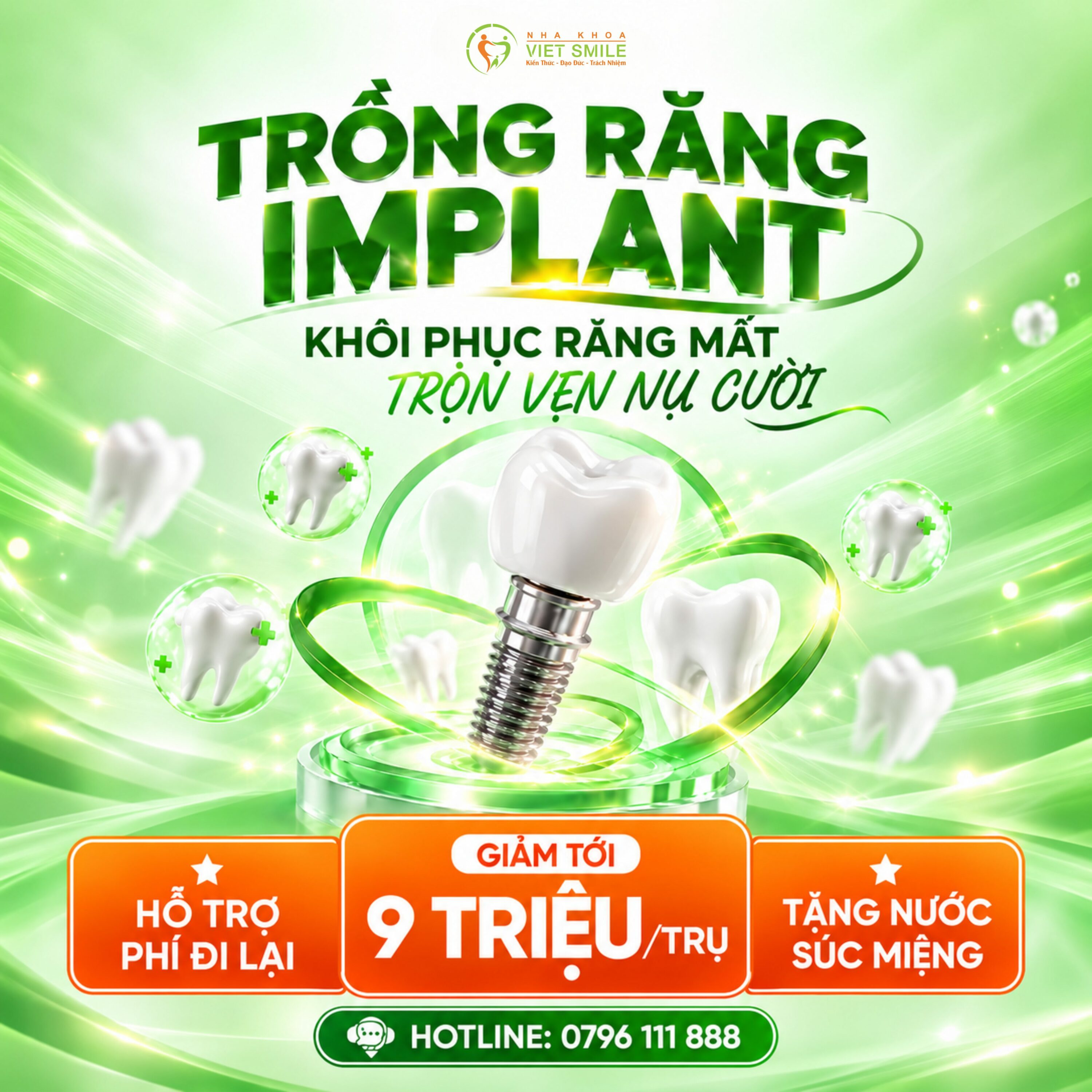 ƯU ĐÃI TRỒNG IMPLANT THÁNG 10