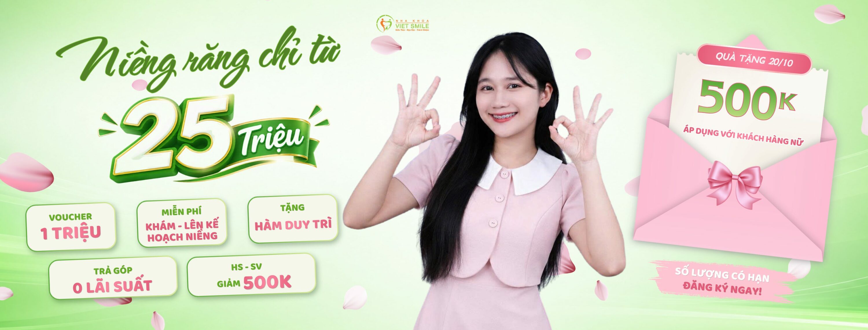 ƯU ĐÃI NIỀNG RĂNG THÁNG 10
